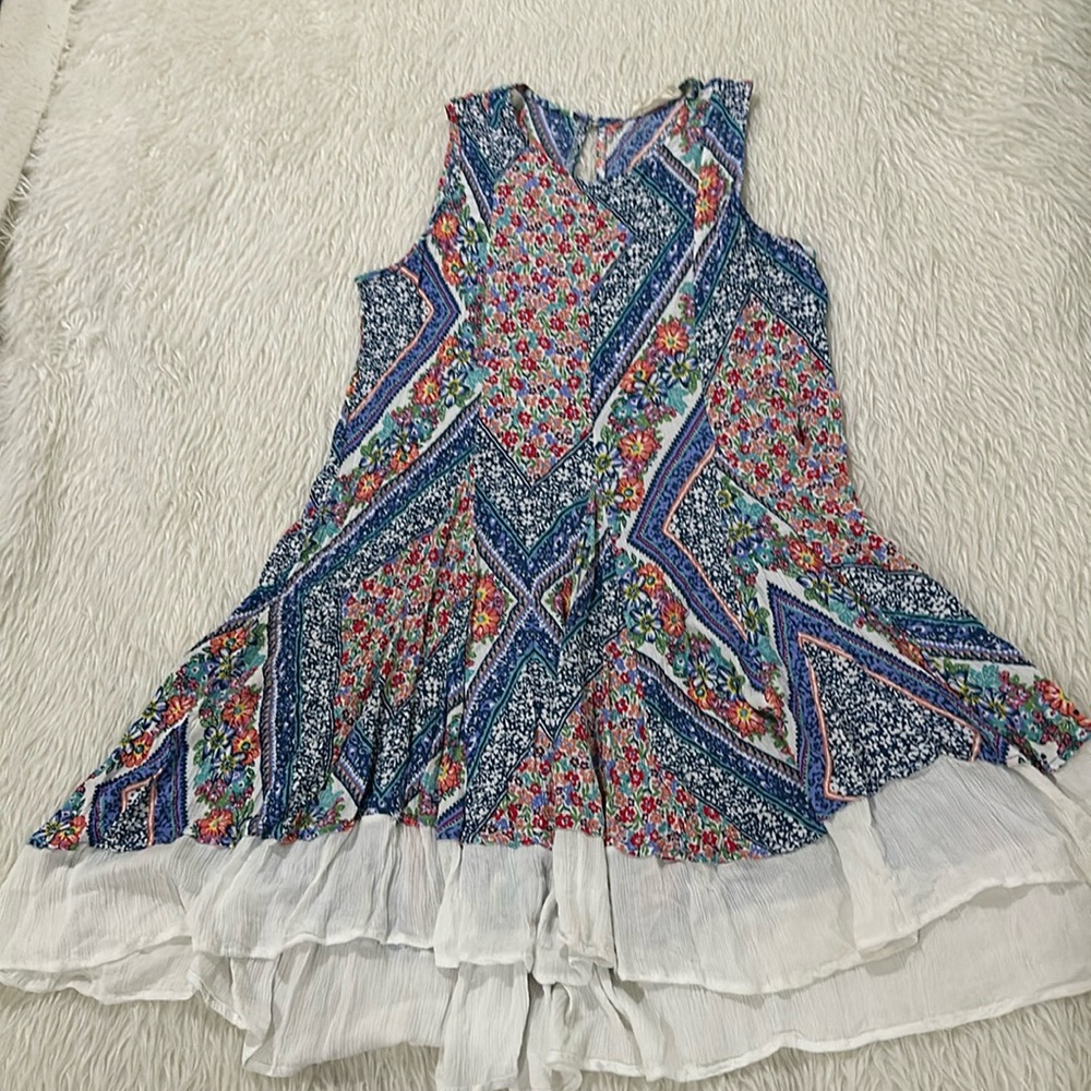 Alterd state blue floral flowing summer dress size small